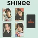 Shinee Saison Grüße Foto karten Doppelseiten drucken koreanische Stil Lomo Karten Kpop Taemin
