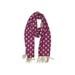 Scarf: Purple Polka Dots Accessories