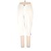 Croft & Barrow Casual Pants - High Rise: White Bottoms - Women's Size 18