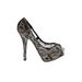 Dolce & Gabbana Heels: Pumps Stiletto Feminine Black Shoes - Women's Size 36.5 - Peep Toe