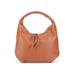 LAVORAZIONE ARTIGIANALE Leather Shoulder Bag: Tan Solid Bags