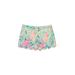 Lilly Pulitzer Khaki Shorts: Pink Tie-dye Bottoms - Women's Size 6