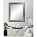 BrandtWorks Mod Euro Silver Wall Mirror - Nickel