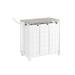 23.8-Gallon Laundry Hamper with Wheels - 18.1”L x 13”W x 25.6”H