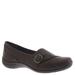 Easy Street Cinnamon Casual Slip-On - Womens 8 Brown Slip On Medium