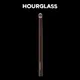 Hourglass-Pinceau de maquillage n ° 9 fard à barrage bombé fibre douce mélange de cheveux design