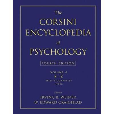 The Corsini Encyclopedia Of Psychology, Volume 4