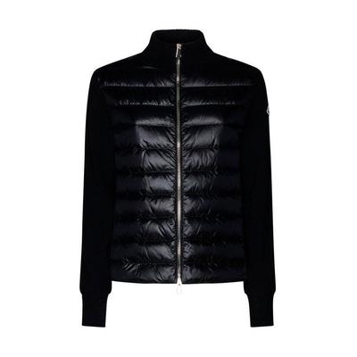 Panelled Padded Jacket - Black - Moncler Jackets
