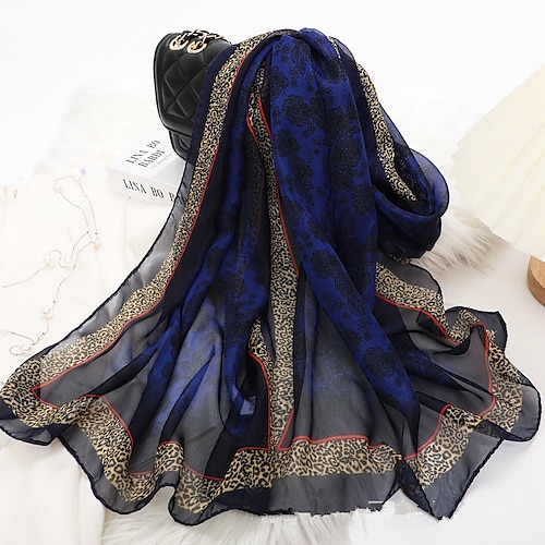 Damenschals Alltag Urlaub Blumen Böhmen Vintage Retro warm lässig / Alltag 1 Stk Image