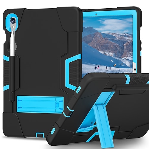 Tablette Hüllenabdeckung Für Samsung Galaxy Tab A9 8.7 S9 11 inch S9 Plus 12.4 A8 10.5'' A7 Lite 8.7'' A7 A 8,4 A 8.0 A9 Plus 11 Griff mit verstellbarem Ständer Stoßresistent PC Silikon Image