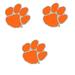 University of Clemson Three Pin Set; 3 Collector Enamel Pins; Pin Badges by Wincraft