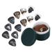 1 Set Guitar Picks Guitar Plectrums with Storage Sleeve Case Instrument Parts Gifts for Bass Guitar Acoustic Guitar Electric Guitar Ukulele Violin A