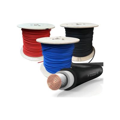 Solarkabel Meterware 4mm², 6mm² H1Z2Z2-K Solarleitung rot schwarz blau 5m 500m 10m 4mm² Schwarz Image