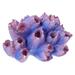 Guichaokj Coral Fish Tank Decoration Aquarium Ornament Artificial Reef Imitation Aquatic Purple