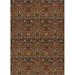 Well Woven 5 x 7 Non-Slip Traditional Persian Low Brown Area Rug