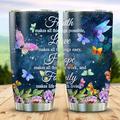 Watercolor Tumbler 20oz Stainless Steel Insulated Tumblers Coffee Travel Mug Cup Gift for Birthday Mother's Day gift