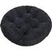 Nvzi Floor Pillows Cushions Round Chair Cushion Outdoor Seat Pads for Sitting Meditation Yoga Living Room Sofa Balcony 22x22 Inch Black