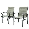 Stylish Bistro Patio Dining Chairs - Set of 2 - Upgrade Outdoor Comfort & Style