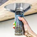 Latest Stainless Steel Jar Opener for Seniors - Under Cabinet Tool for Weak Hands | Easy Lid Opening | Upgraded Stainless Steel Teeth | No Spills