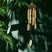Sueyeuwdi Wind Chimes For Outside Wind Chimes Outdoor Trade Gifts Wind And Chime Long Fair By 46cm Home Decor Brown 25*10*5cm
