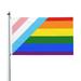 LGBTQ Rainbow Pride Flag Garden Flags 3 x 5 Foot Yard Flags Double-Sided Banner with Metal Grommets for Room Lawn Patriotic Sports Events Parades