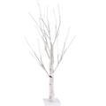 LED Lighted Flexible Birch Tree Lights 24 LEDs Battery Operated Warm White Night Light Tree Light for Home Festival Party Wedding Hanging Jewelry (Colorful Light)