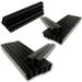 Black T50 Staples Heavy Duty Black Colored Staples 3/8Inch Crown 3/8Inch Long Leg 10Mm Black Staples 5 000Pcs 3/8Inch Inches (818T50BL)