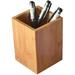 Bamboo Wood Desk Pen Pencil Holder Stand - Eco-Friendly Multi Purpose Organizer - Perfect for Pencils Pens Paper Clips and More!