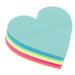 Love Note Pad Funny Sticky Notes 8 Pcs Desktop Heart-shaped Paper Pads Notepads Refrigerator Magnets