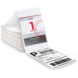 enKo 4 x 6 Fanfold Direct Thermal Labels Compatible for Rollo Zebra Printer Labels - White Shipping Mailing Postage Labels Perforated Permanent Adhesive (1 Stack - 500 Labels)