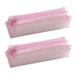 2pcs Grid Mesh Pencil Case for Girls and Boys Pen Holder with Zipper Teens Portable Desk Organizer Pencil PouchPink
