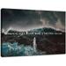 Inspirational Canvas Wall Art Motivational Success Painting Smooth Seas Picture Poster Positive Motto Office Quotes Print Artwork for Living Room Bedroom Framed Stretched Ready to Hang[18x 12]