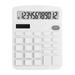 Desktop calculator Big display basic calculator desktop simple financial calculator big button function calculatorwhite