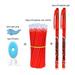 Kawaii Color Ink Erasable Pen Set Washable handle Ballpoint Pens for Office School Supplies Writing Exam Spare Stationery red 14pcs set 03