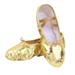 Nexete Ballet Shoes Split-Sole Slipper Flats Ballet Dance Shoes for Toddler Girl & Women in Gold Gold Glitter Silver Pink Pink Glitter Rose Gold Nude Colors