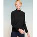 Blair Women's Soft Spun® Acrylic Mock Neck Long Sleeve Sweater - Black - XL - Misses