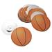 Hanging Swirls Adorable Paper Decorations Basketball Theme 24 Pcs