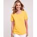Blair Women's Essential Knit Short Sleeve Tee - Yellow - PS - Petite