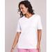 Blair Women's Essential Knit Sweetheart Top - White - L - Misses