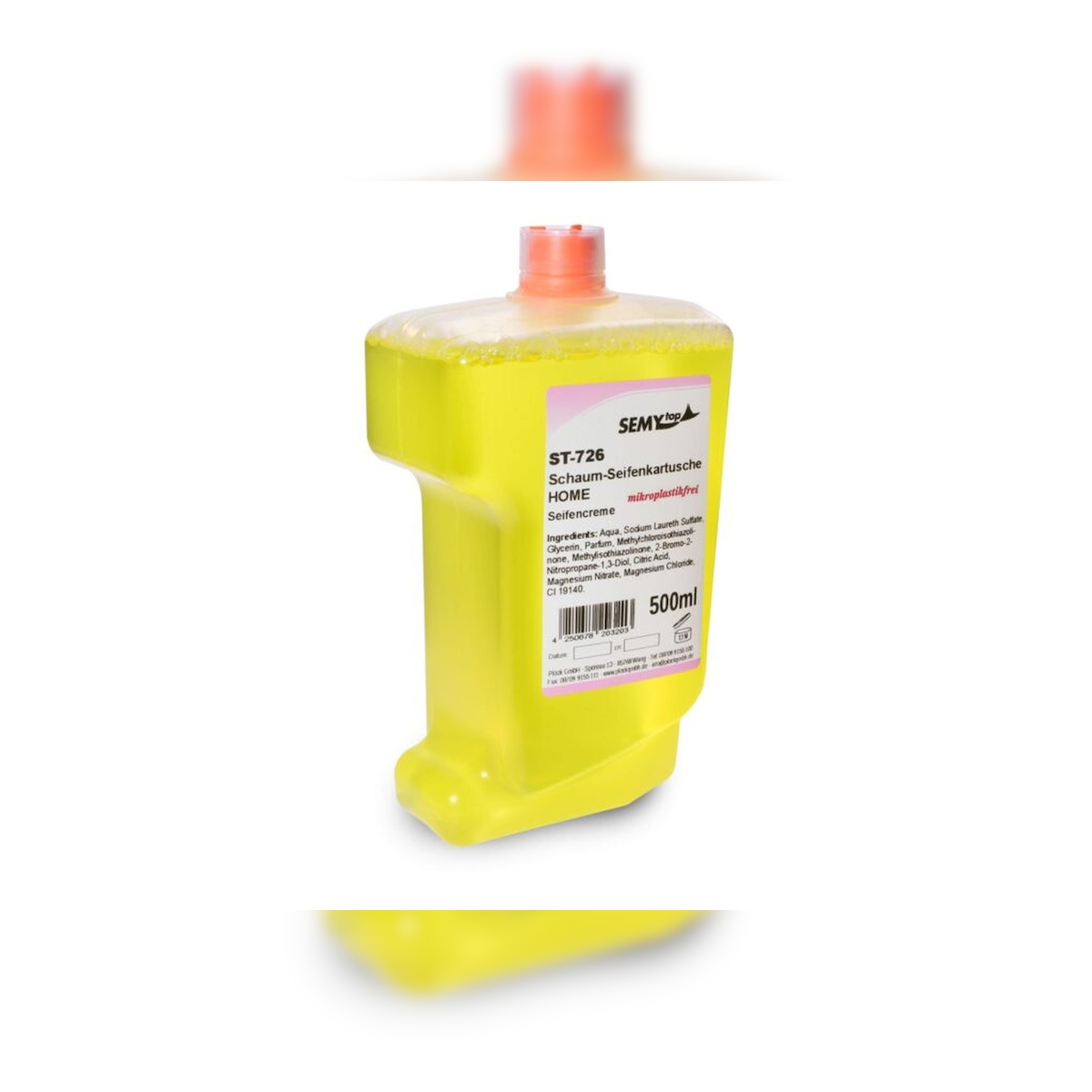 Plock GmbH Schaumseife SemyTop - 12 x 500 ml Flasche - dermatologisch gesprüft - Seife Image