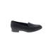 Unstructured by Clarks Flats: Black Marled Shoes - Women's Size 9