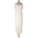 H&M Casual Dress - Maxi: Ivory Dresses - Women's Size Large