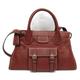 CHLOE Edith Women's Leather Handbag,Shoulder Bag Red Brown