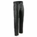 Milwaukee Leather SH1150 Men s Black Leather Motorcycle Over Pants with Jean Style Pockets 36