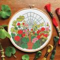 Geranium Greenhouse Embroidery Kit