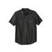 Men's Big & Tall Boulder Creek® Short Sleeve Shirt by Boulder Creek in Grey Wash (Size XL)