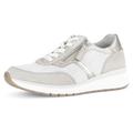 Keilsneaker GABOR "CAPRI" Gr. 41, goldfarben (weiß, goldfarben) Damen Schuhe Sneaker