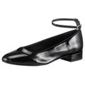 Ballerina TAMARIS Gr. 40, schwarz (schwarz, lack) Damen Schuhe Ballerinas