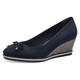 Keilpumps TAMARIS Gr. 41, blau (navy) Damen Schuhe Keilpumps