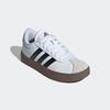 Sneaker ADIDAS SPORTSWEAR "VL COURT 3.0 KIDS", Gr. 34, schwarz-weiß (cloud weiß, core schwarz, grau one), Synthetik, Leder, sportlich, Schuhe, inspiriert vom Design des adidas samba
